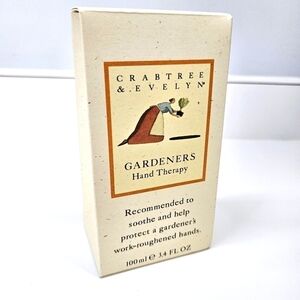 NEW RARE Crabtree & Evelyn GARDENERS HAND THERAPY 3.4 FL OZ 100 ML